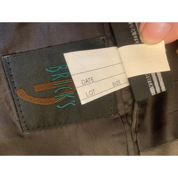 Burberrys Wool‎ Suit Jacket Blazer Mens Charcoal Gray Tailored Fit - Picture 9 of 16